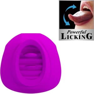 PRETTY LOVE - ESTELLE TONGUE CLITORIS STIMULATOR 12 VIBRAÃÃES ROXO